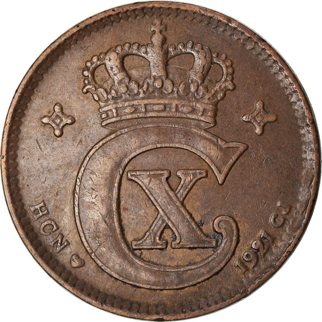 Denmark | 2 Ore Coin | Monogram | Km:813 | 1913 - 1923
