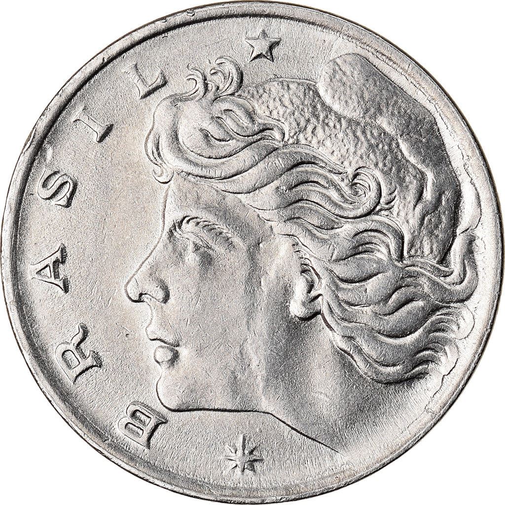 Brazil | 1 Centavo Coin | Effigy | Km:575.1 | 1969 - 1975