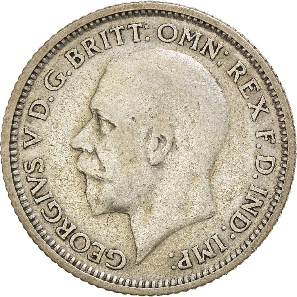 United Kingdom | 6 Pence Coin | George V | KM:832 | 1927 - 1936