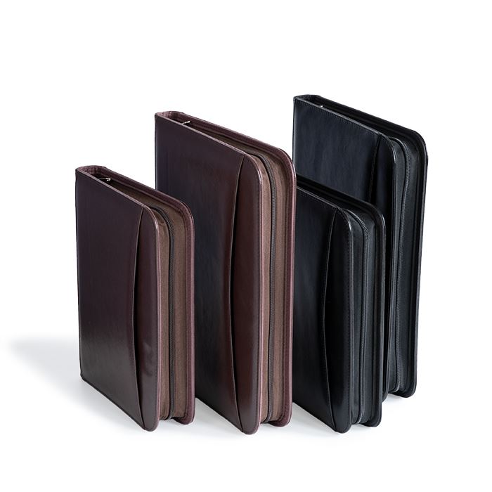 OPTIMA KURT Portfolio Ring Binder | Coin and Banknote Album | Travel Case | Up to 30 Sheet Capacity | 285x225x35mm | 2 Color Options
