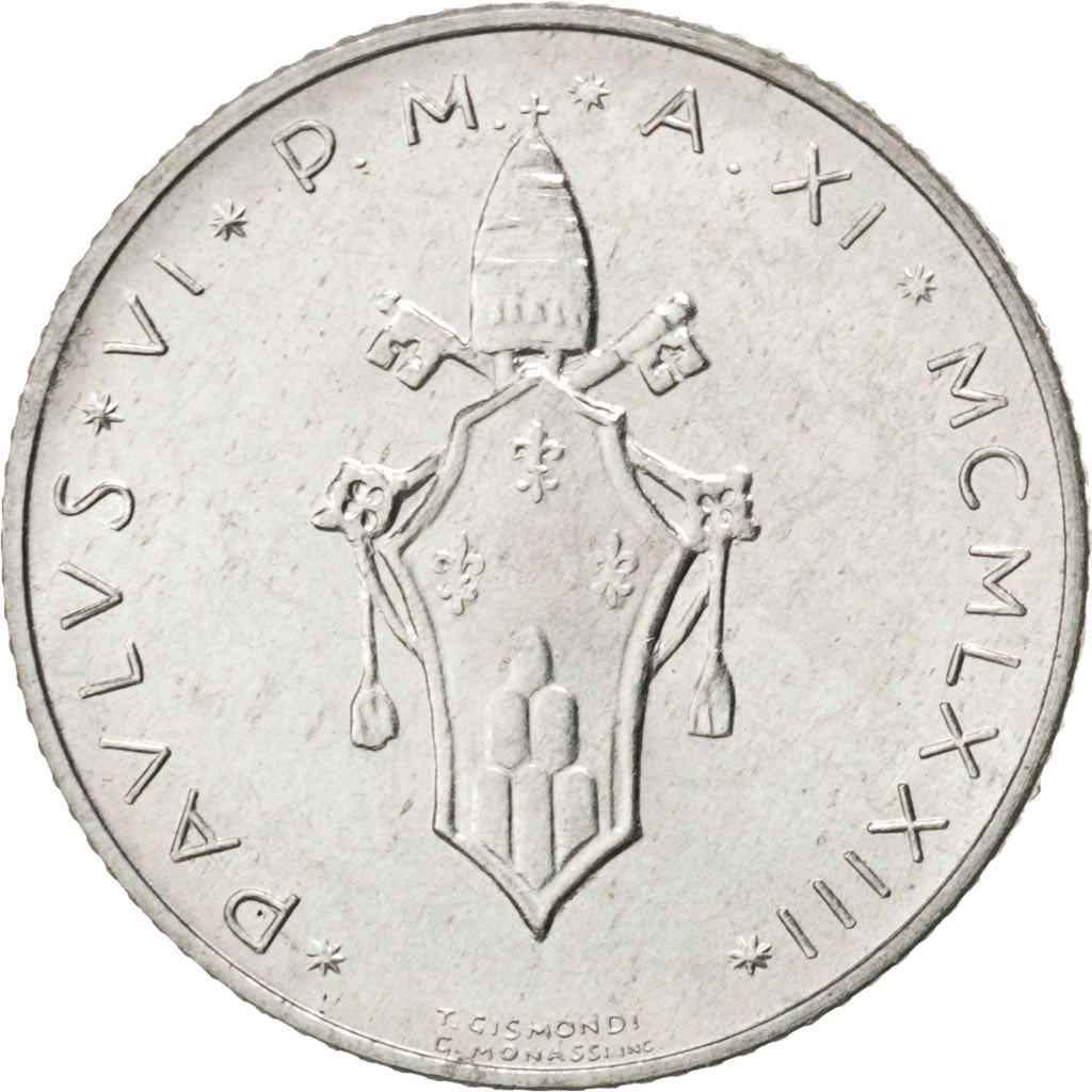 Vatican City | 2 Lire Coin | Lamb | Km:117 | 1970 - 1977