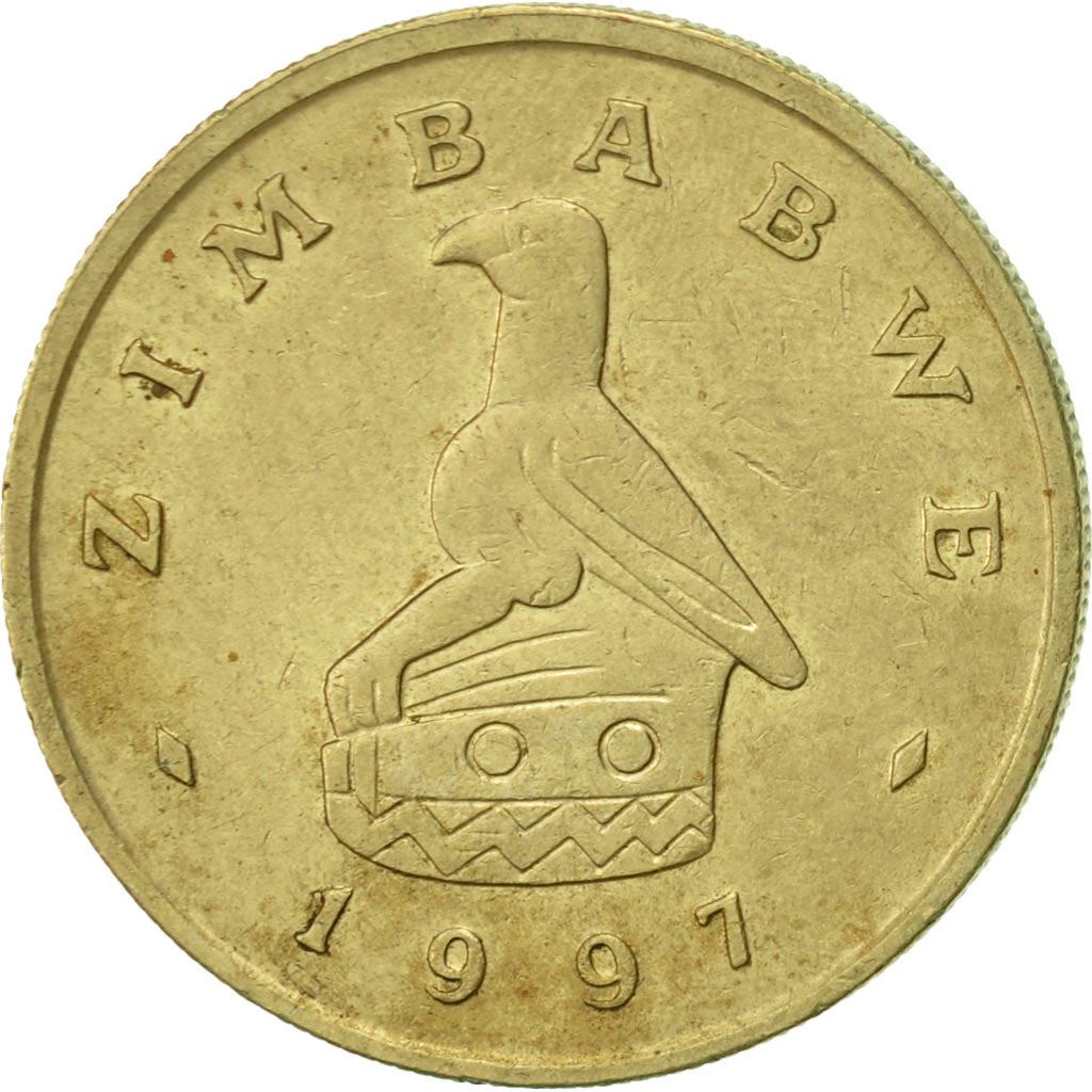 Zimbabwe | 2 Dollars Coin | Pangolins | Km:12 | 1997
