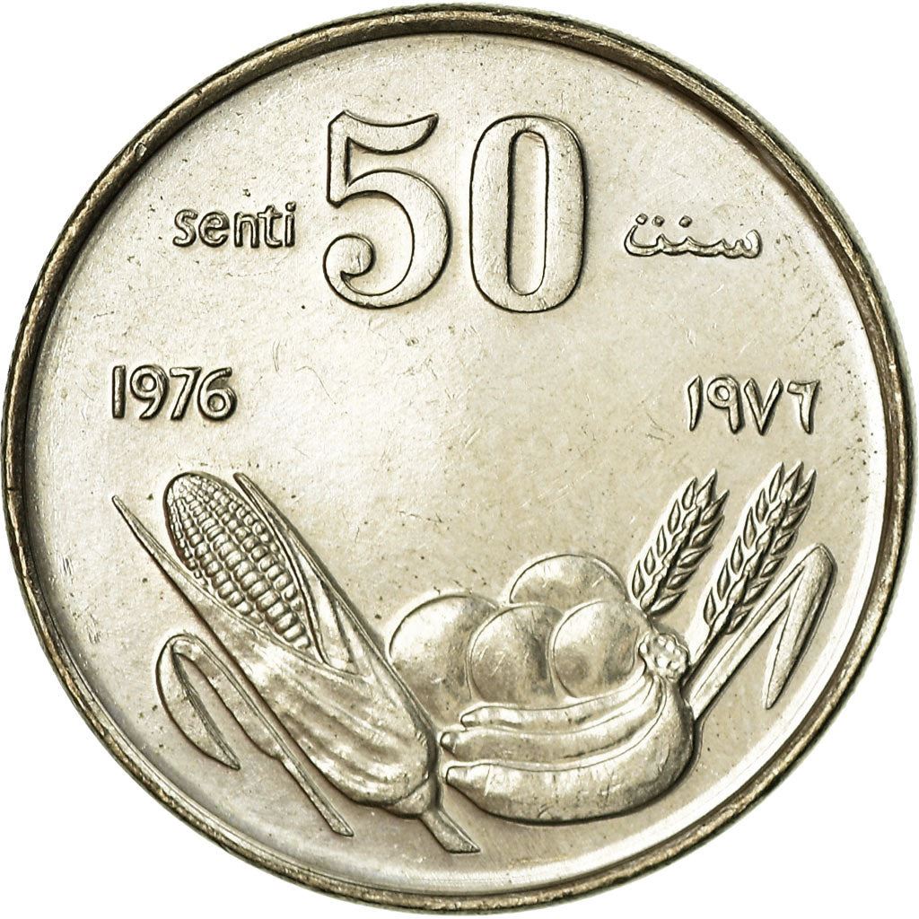 Somalia | 50 Senti Coin | FAO | Corn | Banana | Orange | Grain | Km:26 | 1976