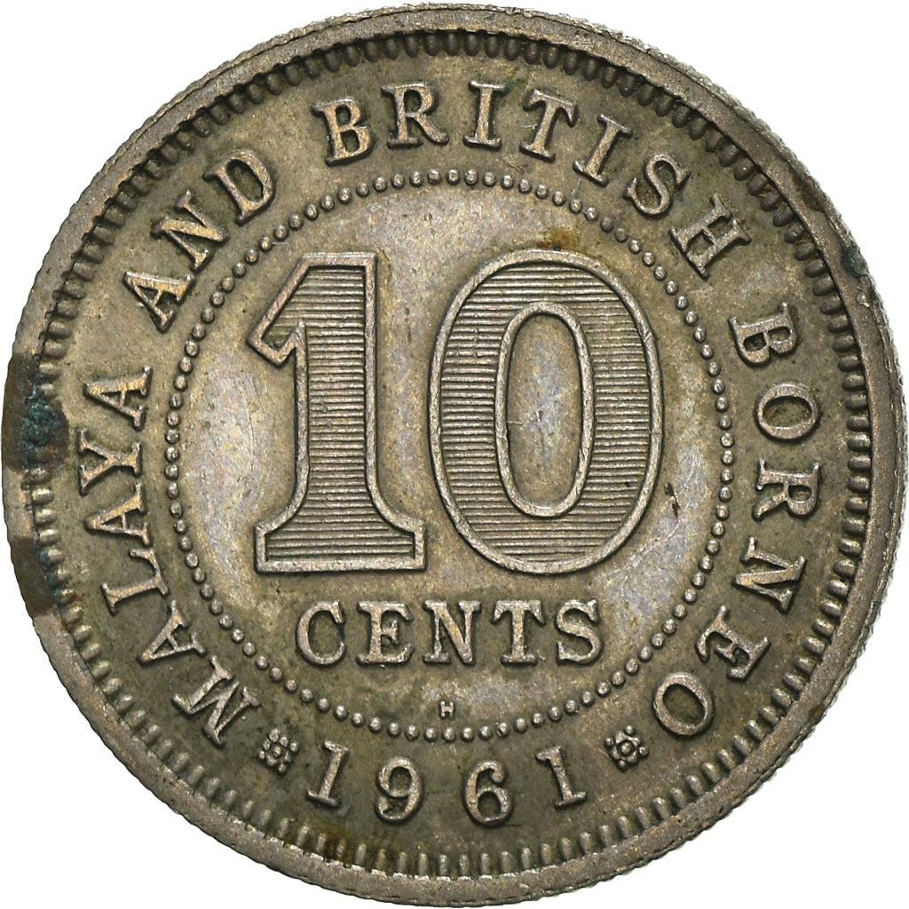 Malaya and British Borneo | 10 Cents Coin | Elizabeth II | Km:2 | 1953 - 1961