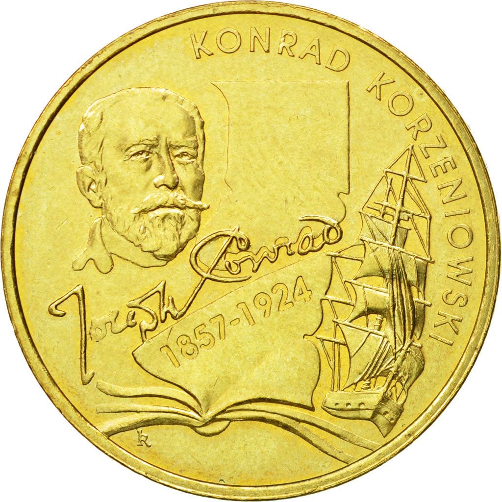 Poland | 2 Zlotys Coin | Konrad Korzeniowski | Y:591 | 2007