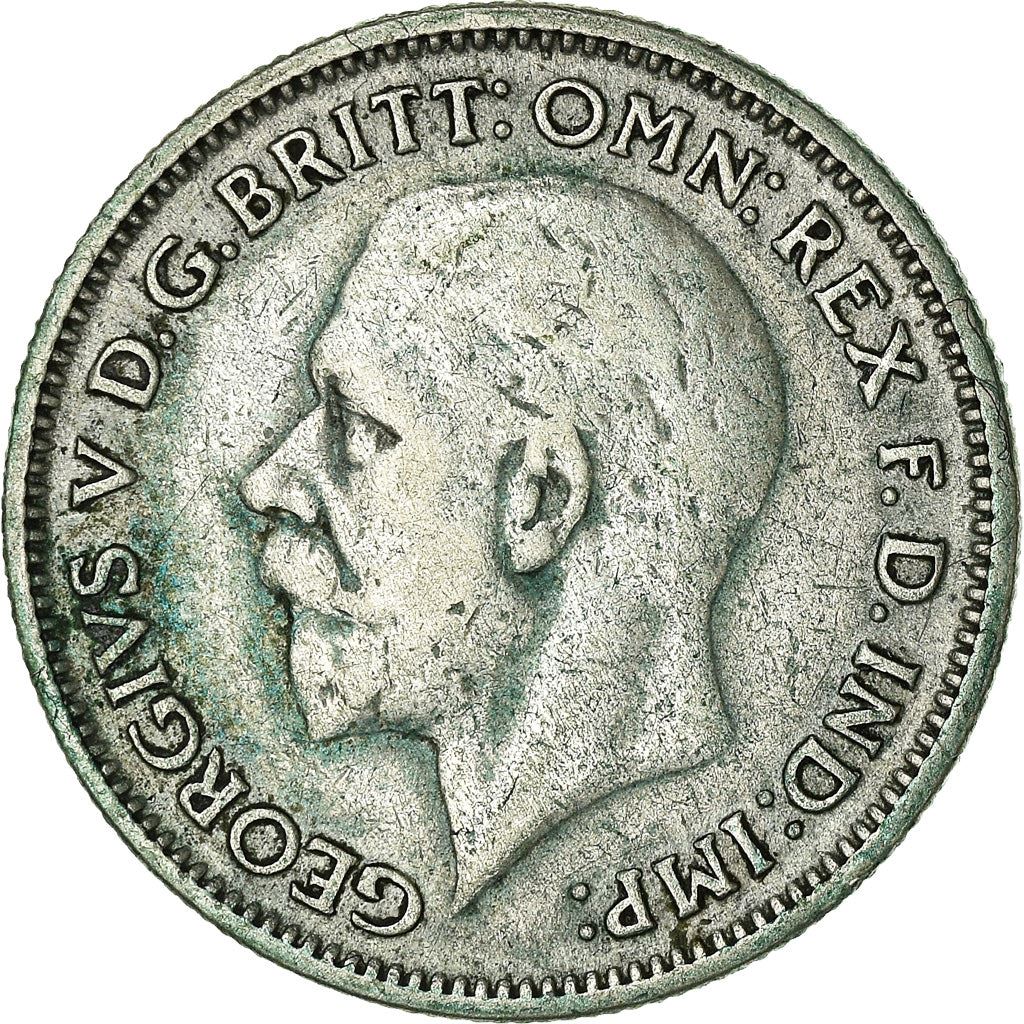 United Kingdom | 6 Pence Coin | George V | KM:832 | 1927 - 1936