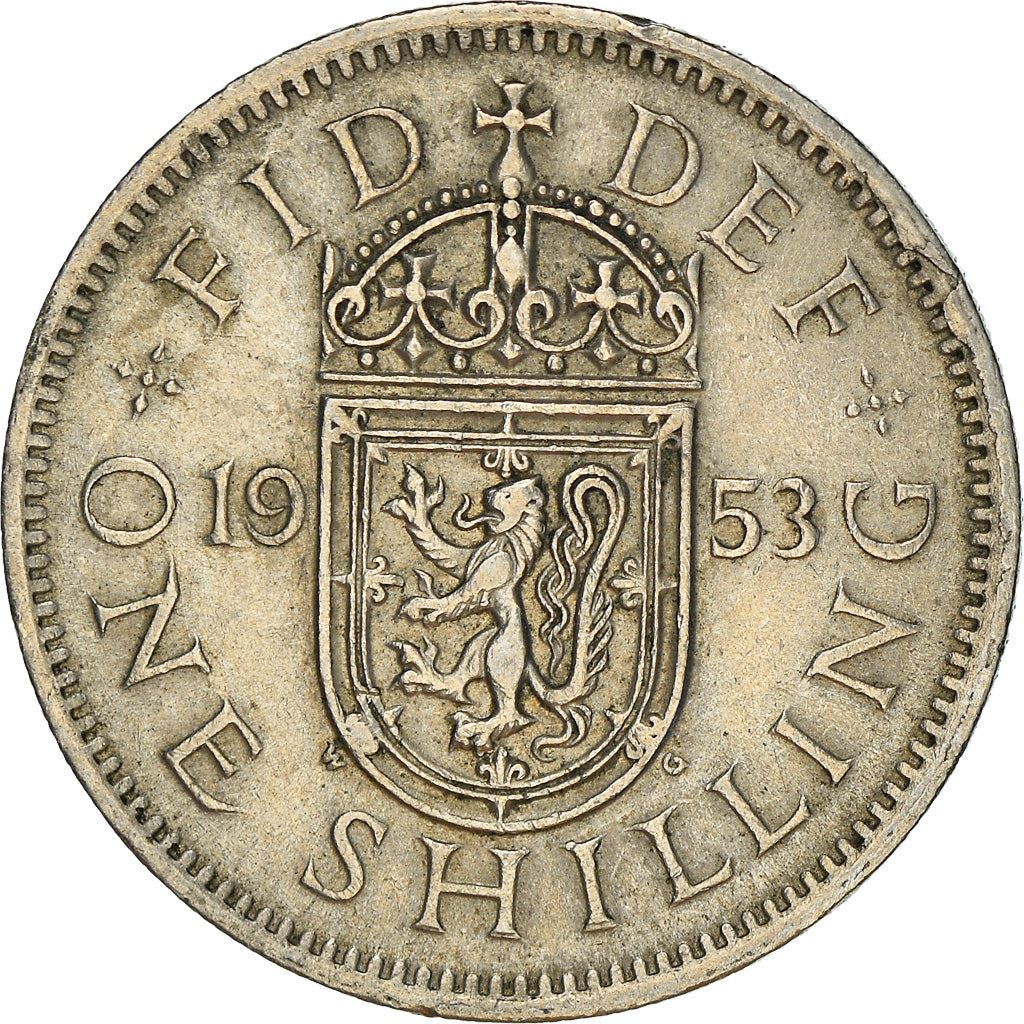 United Kingdom | 1 Shilling Coin | Elizabeth II | Km:891 | 1953