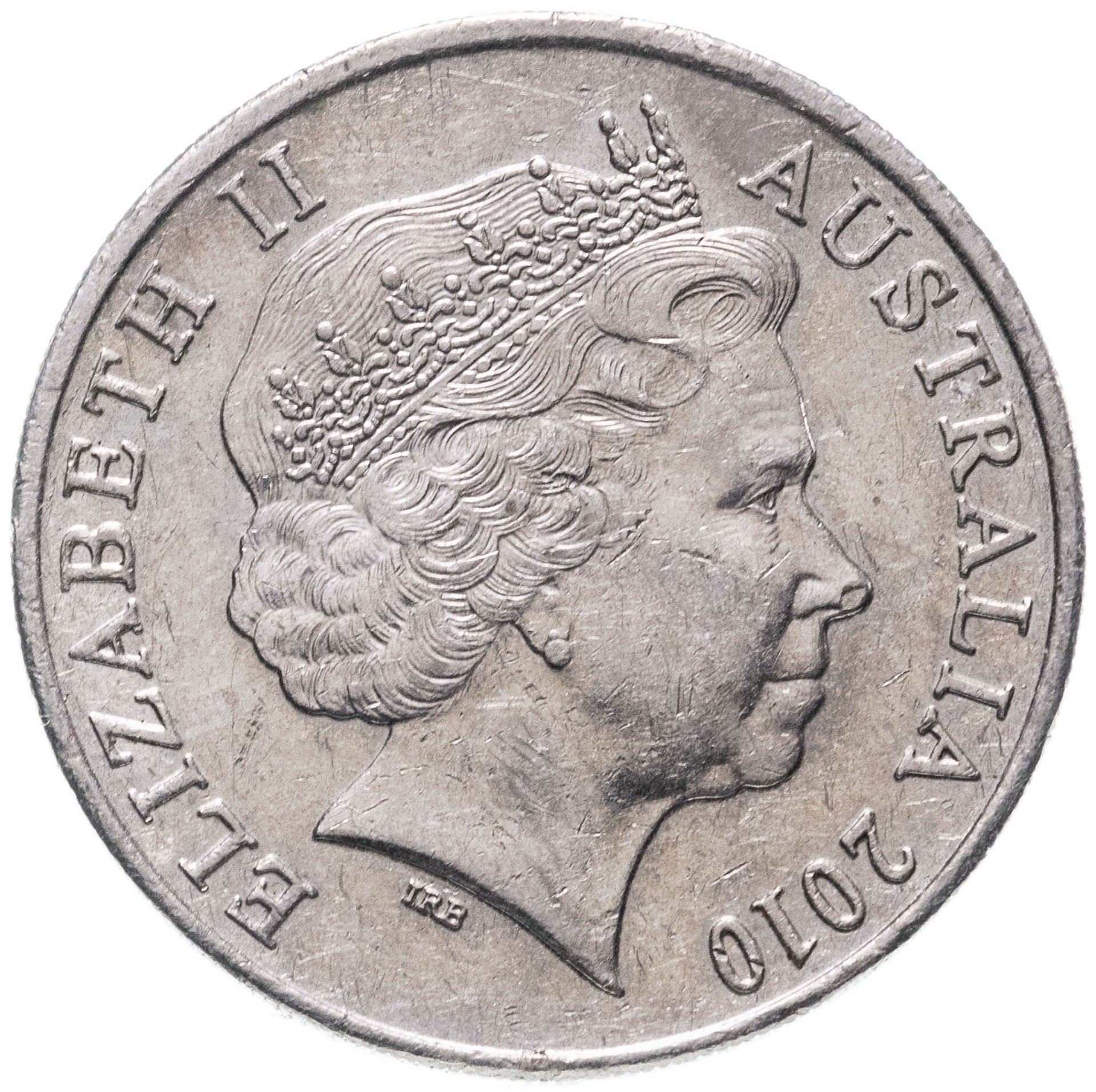 Australia | 20 Cents Coin | Anniversary of the Taxation Office | KM:1513 | 2010