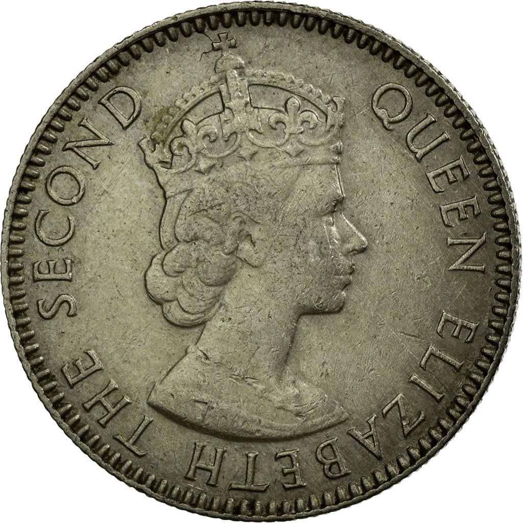 Seychelles | 25 Cents Coin | Elizabeth II | Km:11 | 1954 - 1974