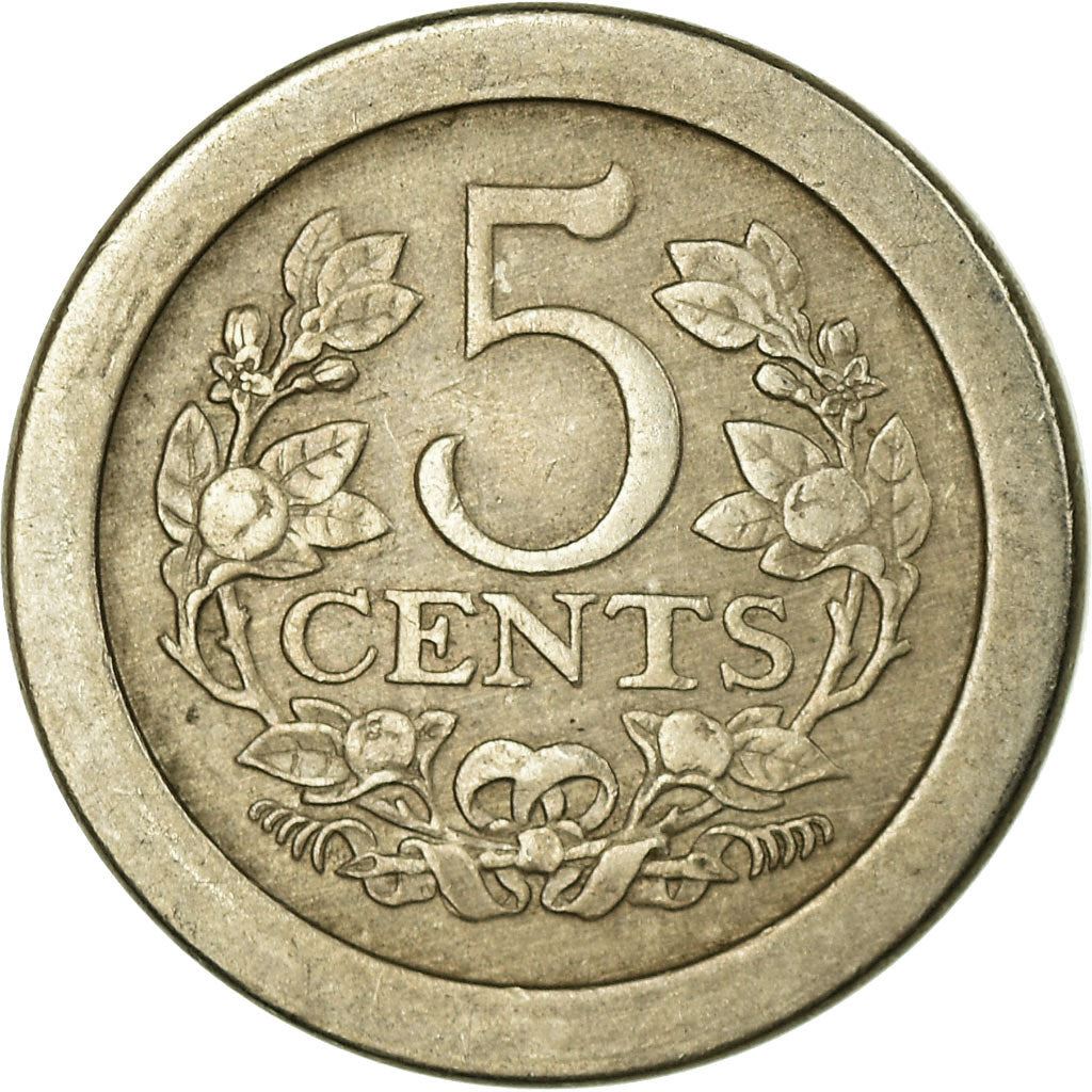 Münze der Niederlande 5 Cent Münze | Königin Wilhelmina | KM137 | 1907 - 1909