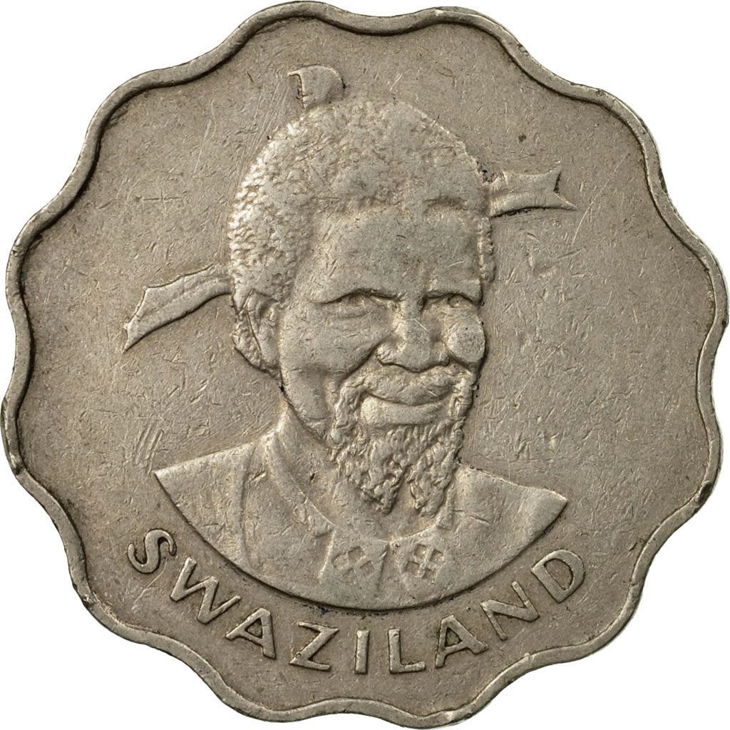 Eswatini | 20 Cents Coin | King Sobhuza II | Elephant | KM11 | 1974 - 1979