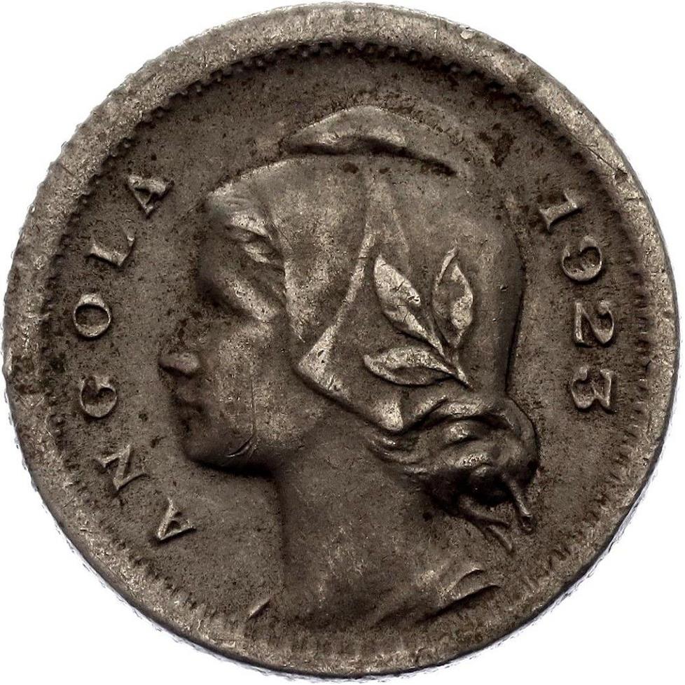 Angola | 10 Centavos Coin | Libertine | KM:63 | 1921 - 1923