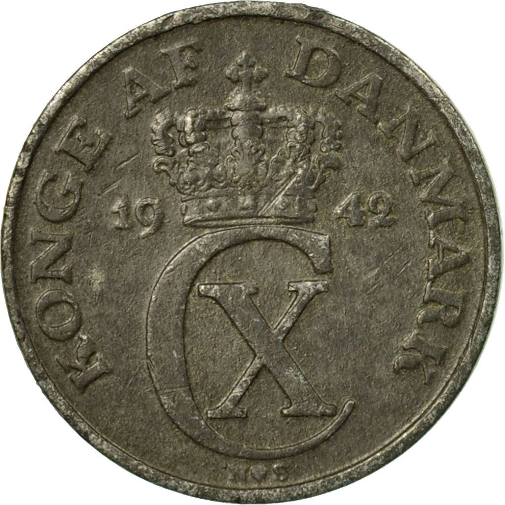 Denmark | 1 Ore Coin | Monogram | Km:832 | 1941 - 1946