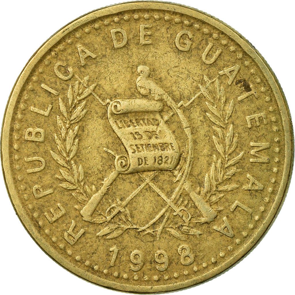 Guatemala | 50 Centavos Coin | Orchid | Km:283 | 1998 - 2007