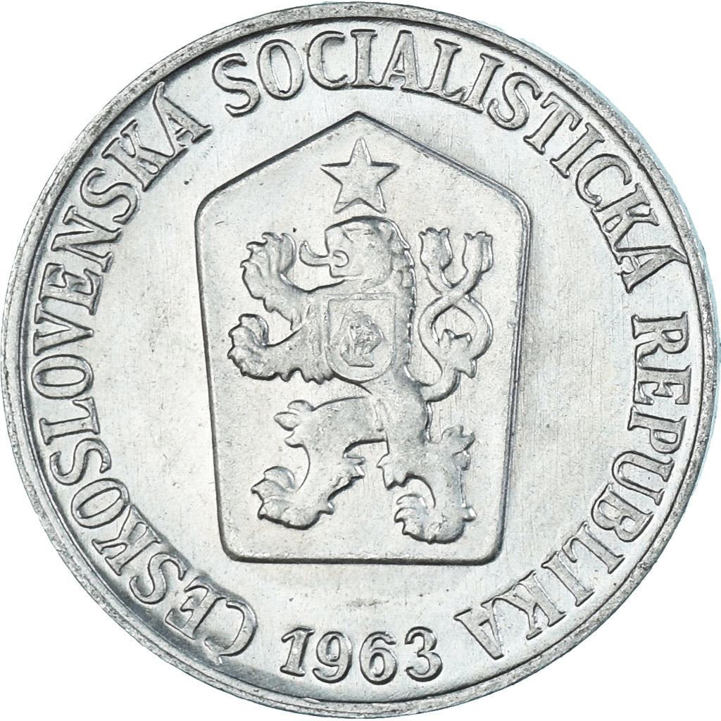 Czechoslovakia 3 Hale?e | Lion | Linden Wreath | Star | KM52 | 1962 - 1963