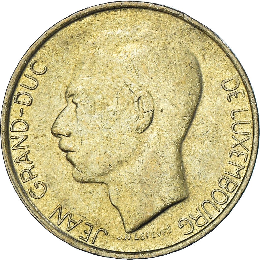 Luxembourg | 5 Francs | Monarch | Aluminium-nickel bronze | KM:60 | 1986-1988