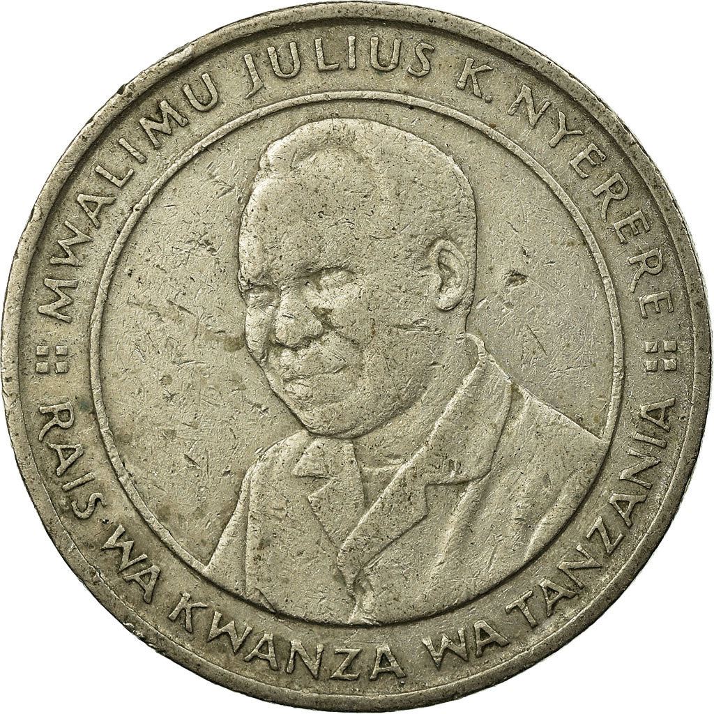 Tanzania | 10 Shilingi Coin | President J. K. Nyerere | Km:20 | 1987 - 1989