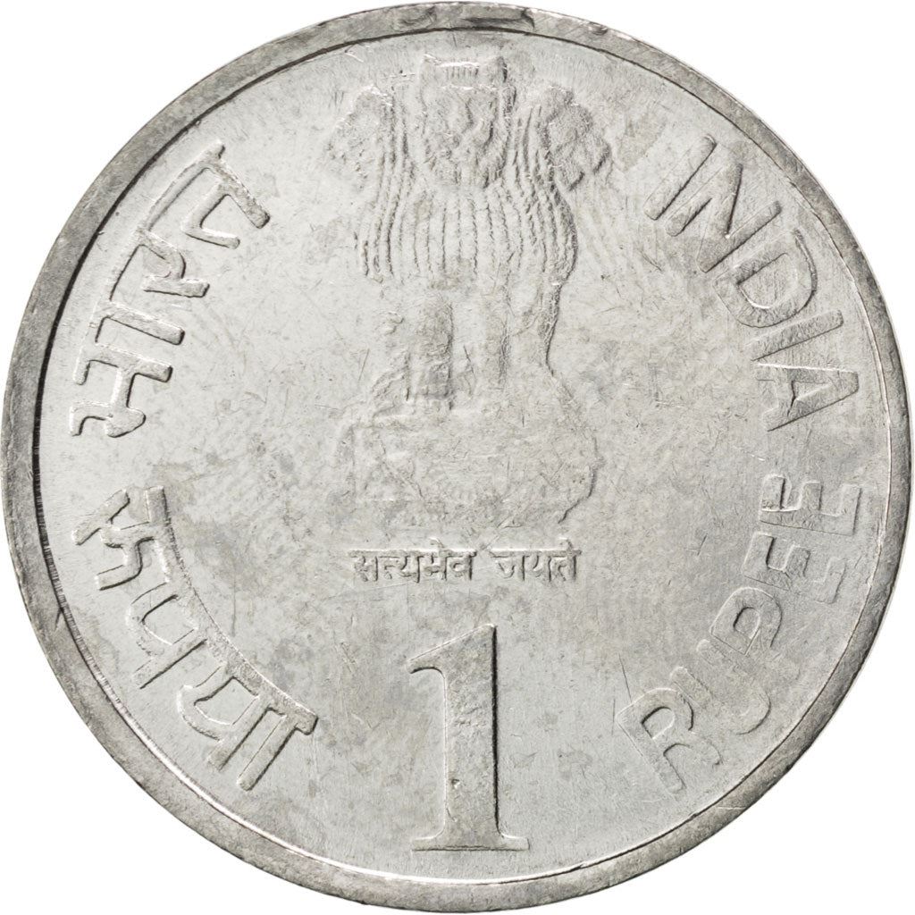 India 1 Rupee Coin 2010 KM:385