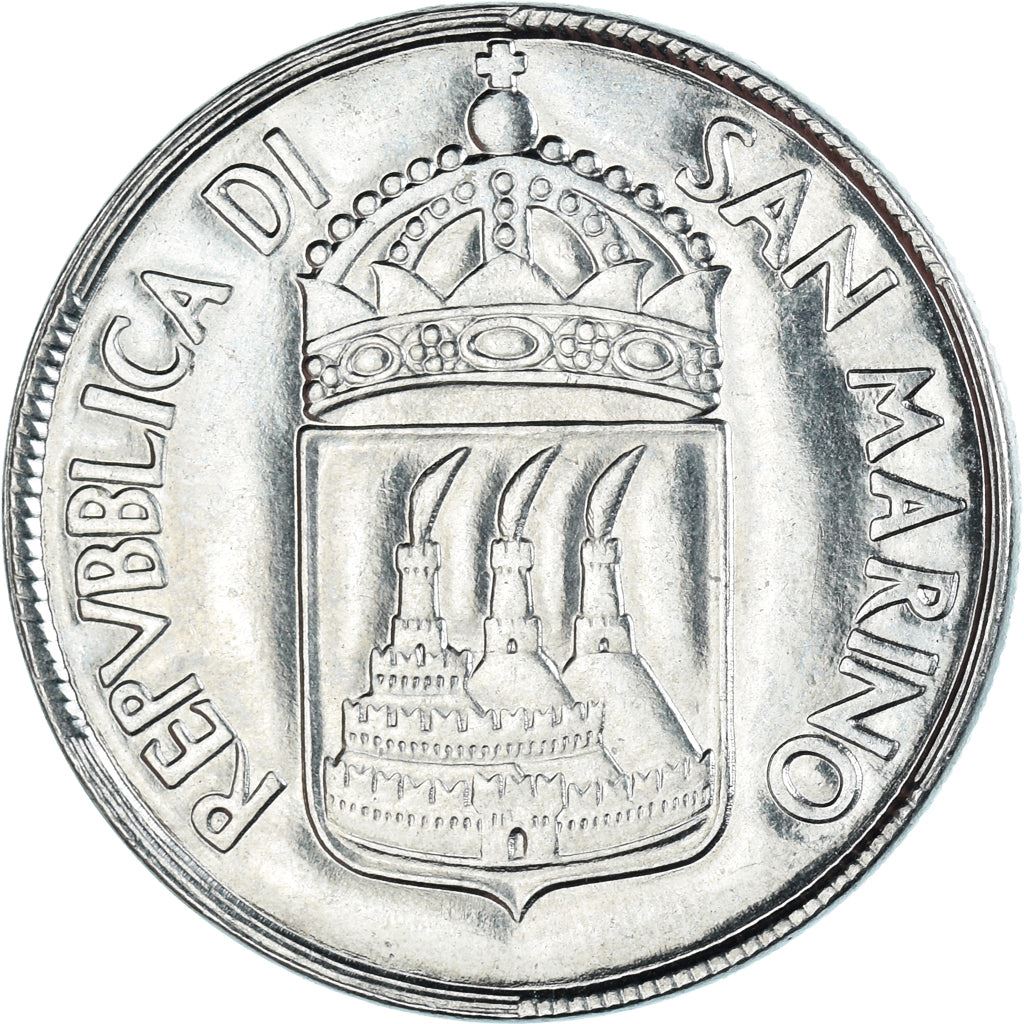 San Marino | 50 Lire Coin | Social Justice | Km:27 | 1973