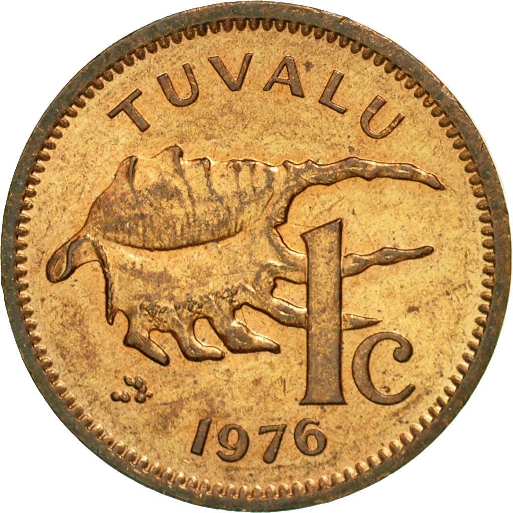 Tuvalu | 1 Cent Coin | Lambis shell | Km:1 | 1976 - 1985