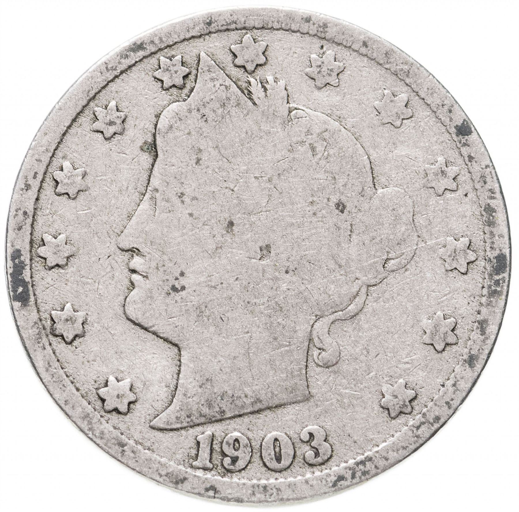 United States | 5 Cents Coin | Liberty | Roman Numeral | KM112 | 1883 - 1913