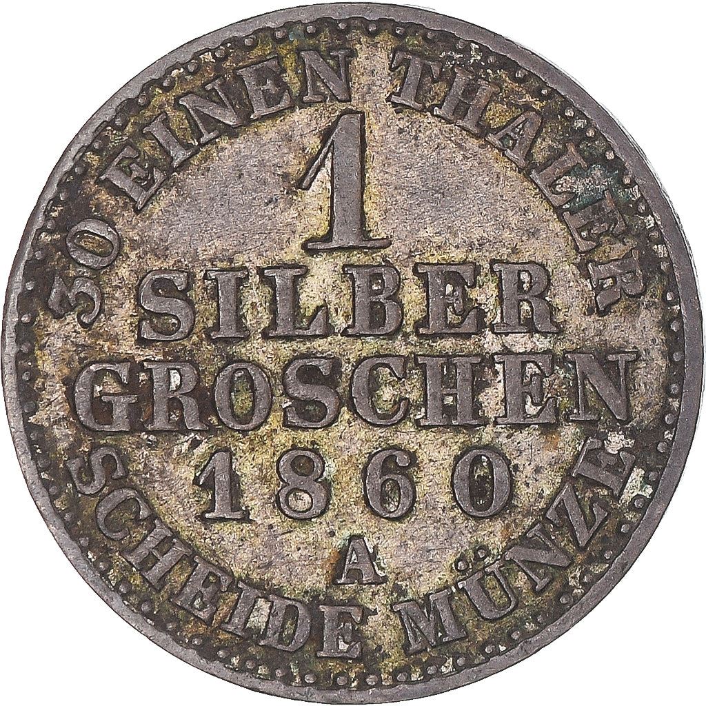 Royaume de Prusse | Pièce de 1 Silbergroschen | Frédéric-Guillaume IV | Km : 462 | 1853 - 1860