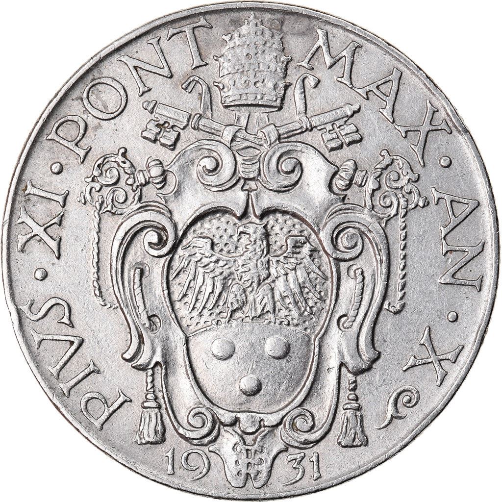 Vatican City | 1 Lira Coin | Virgin Mary | Km:5 | 1929 - 1937