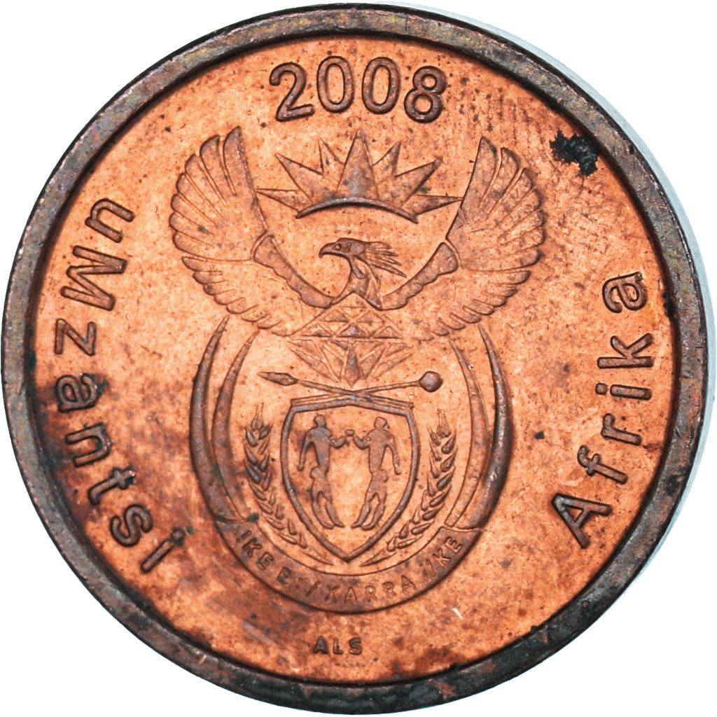 South Africa 5 Cents Xhosa Legend - uMzantsi Afrika Coin KM440 2008