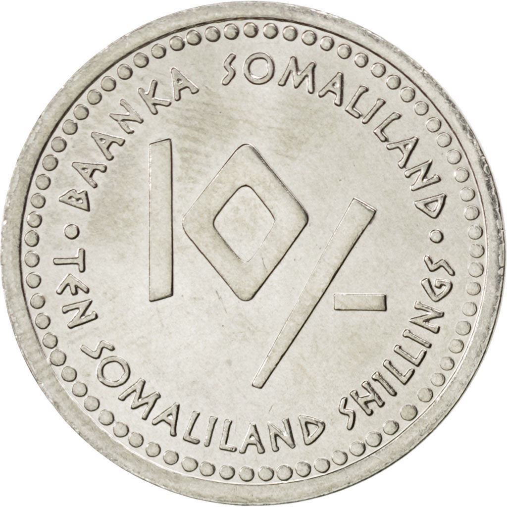Somaliland | 10 shilling-mønt | Skytten | Rustfrit stål | KM:17 | 2006