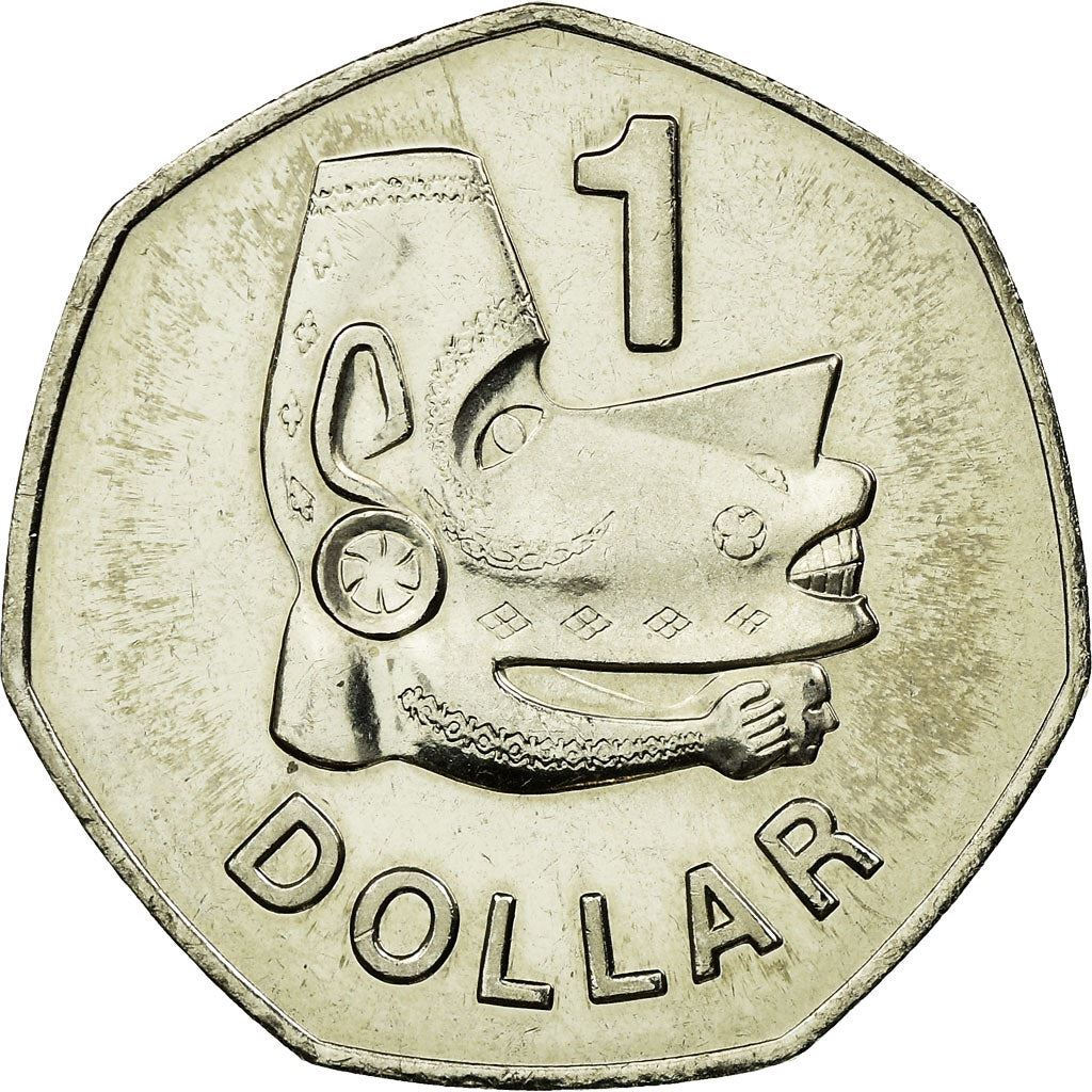 Îles Salomon | Pièce de 1 Dollar | Elizabeth II | Esprit de la Mer | Km : 72 | 1996 - 2005