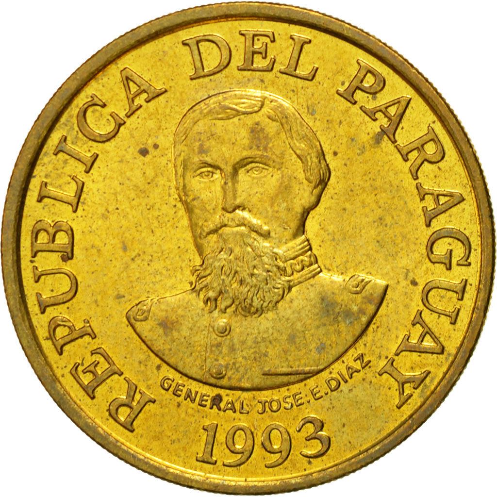 Paraguay | 100 Guaranies Coin | José Eduvigis Díaz | KM:177a | 1993 - 2005