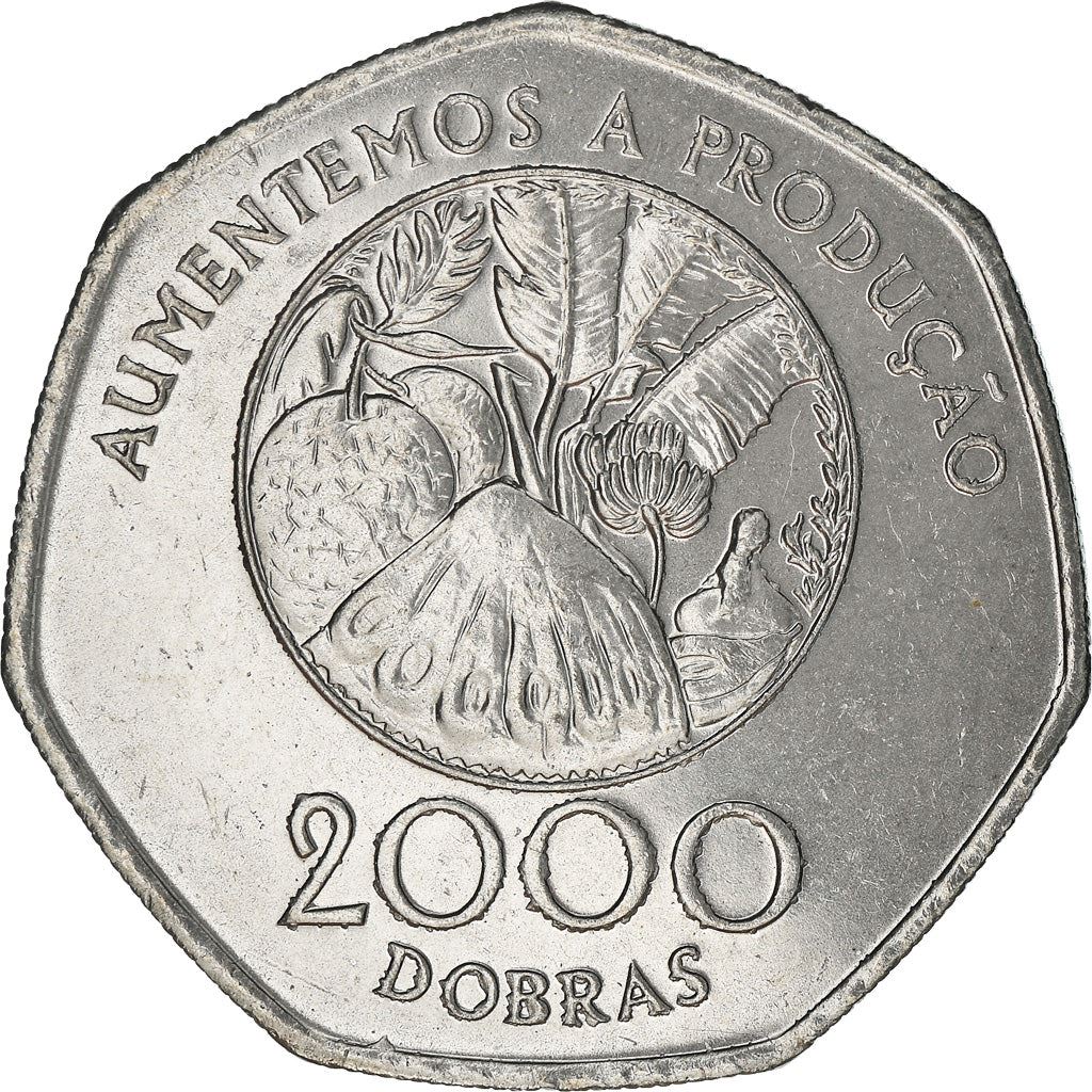 Sao Tome and Principe | 2000 Dobras Coin | FAO | Km:91 | 1997