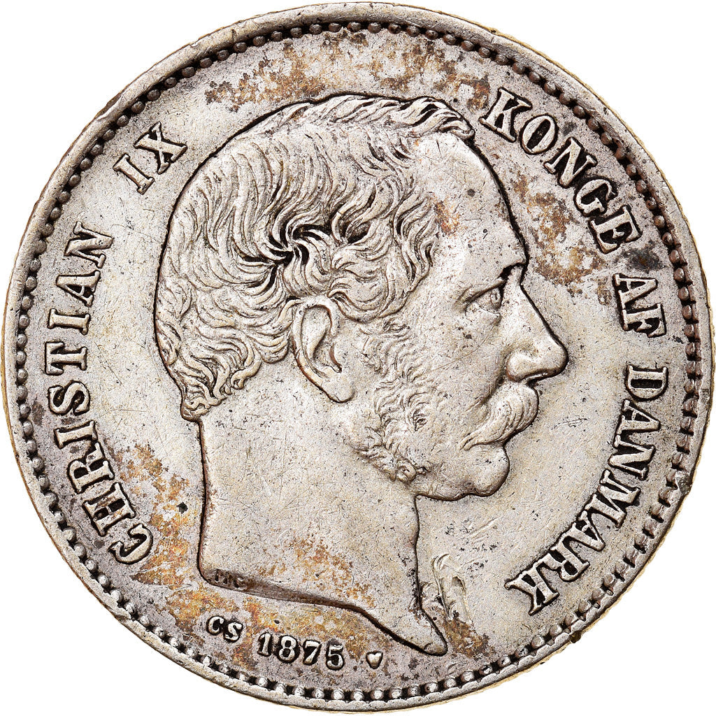 Denmark | 1 Krone Coin | Christian IX | KM:797 | 1875 - 1898