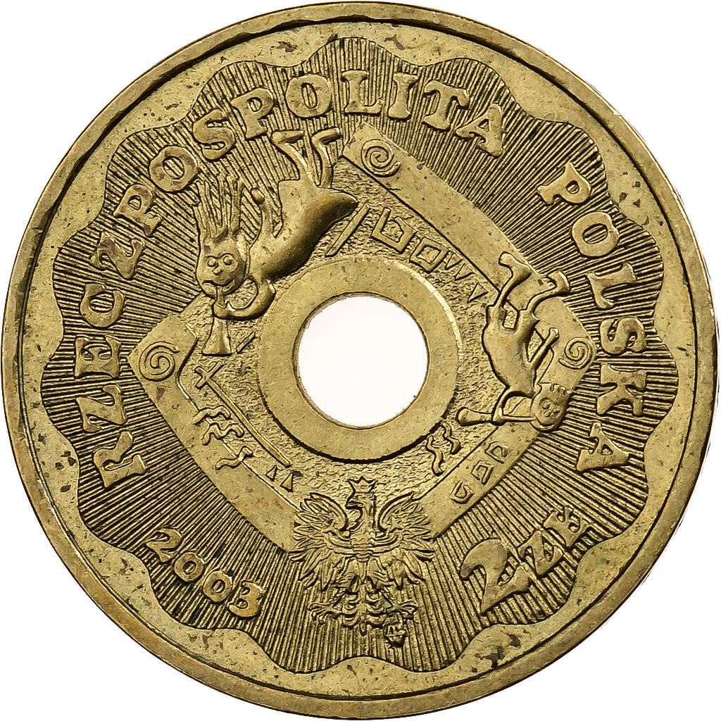 Poland | 2 Zlotys Coin | Great Orchestra | Y:446 | 2003