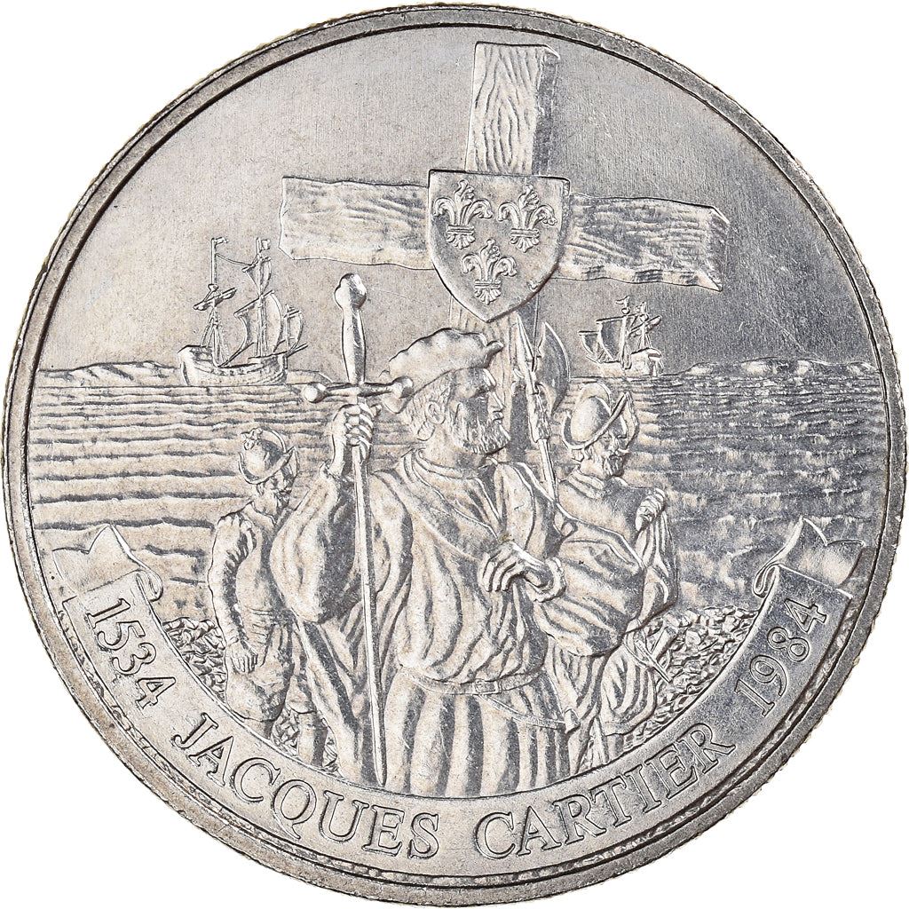 Canada | 1 Dollar Coin | Jacques Cartier | Nickel | KM:141 | 1984