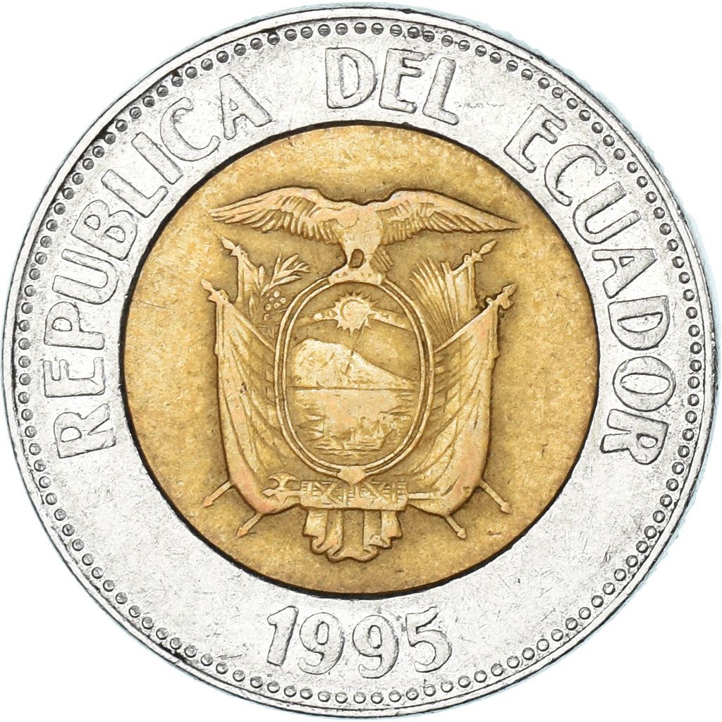 Ecuador | 100 Sucres Coin | Antonio José de Sucre | Km:96 | 1995