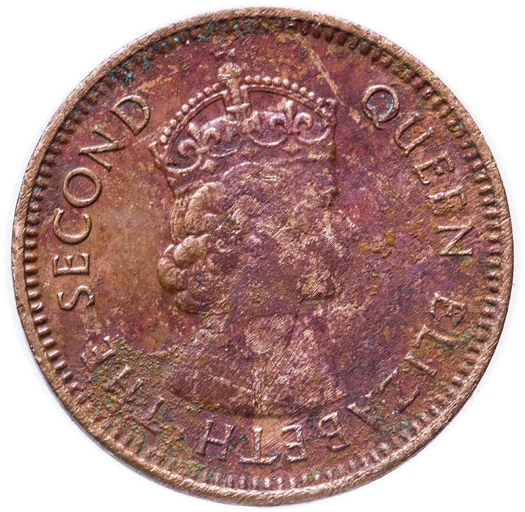 Mauritius 1 Cent - Queen Elizabeth II | KM31 | 1953 - 1978