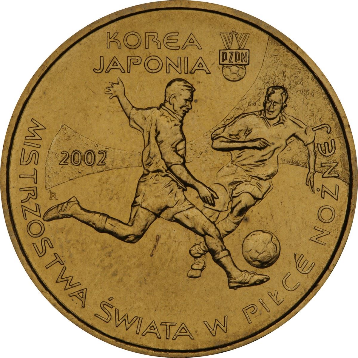 Poland | 2 Z?ote | 2002 World Football Cup | Ball | Eagle | KM433 | 2002