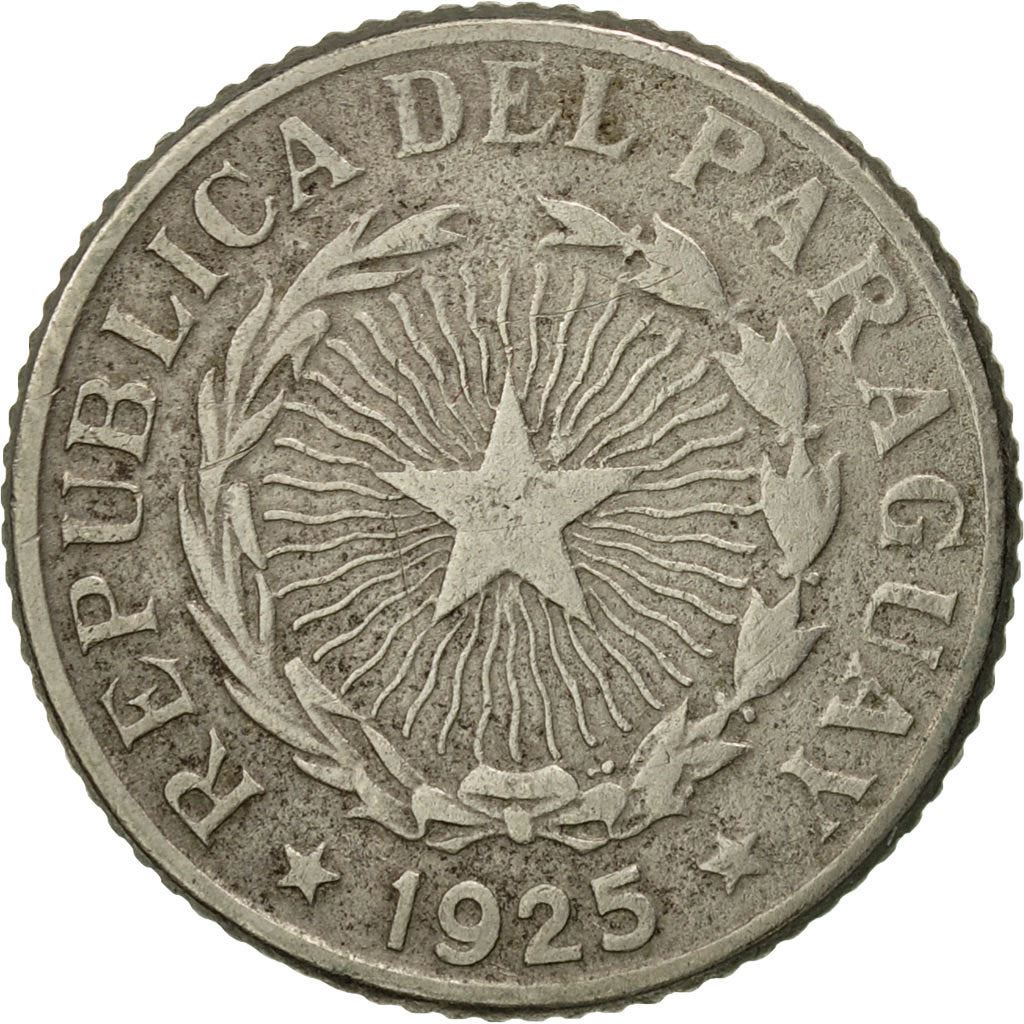 Paraguay | 1 Peso Coin | Sello Nacional | KM:13 | 1925