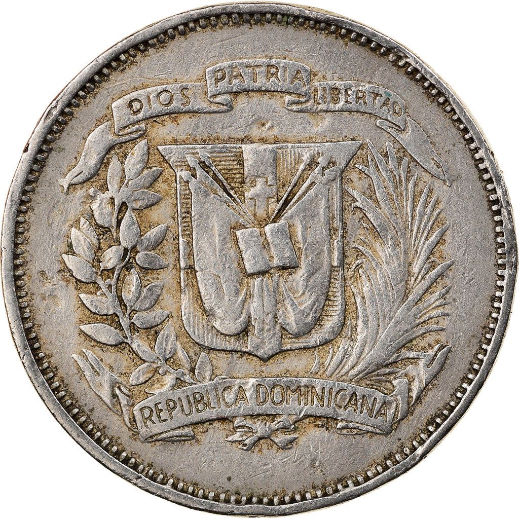 Dominican Republic | 25 Centavos Coin | Indian | Liberty | Km:20A.1 | 1967 - 1972