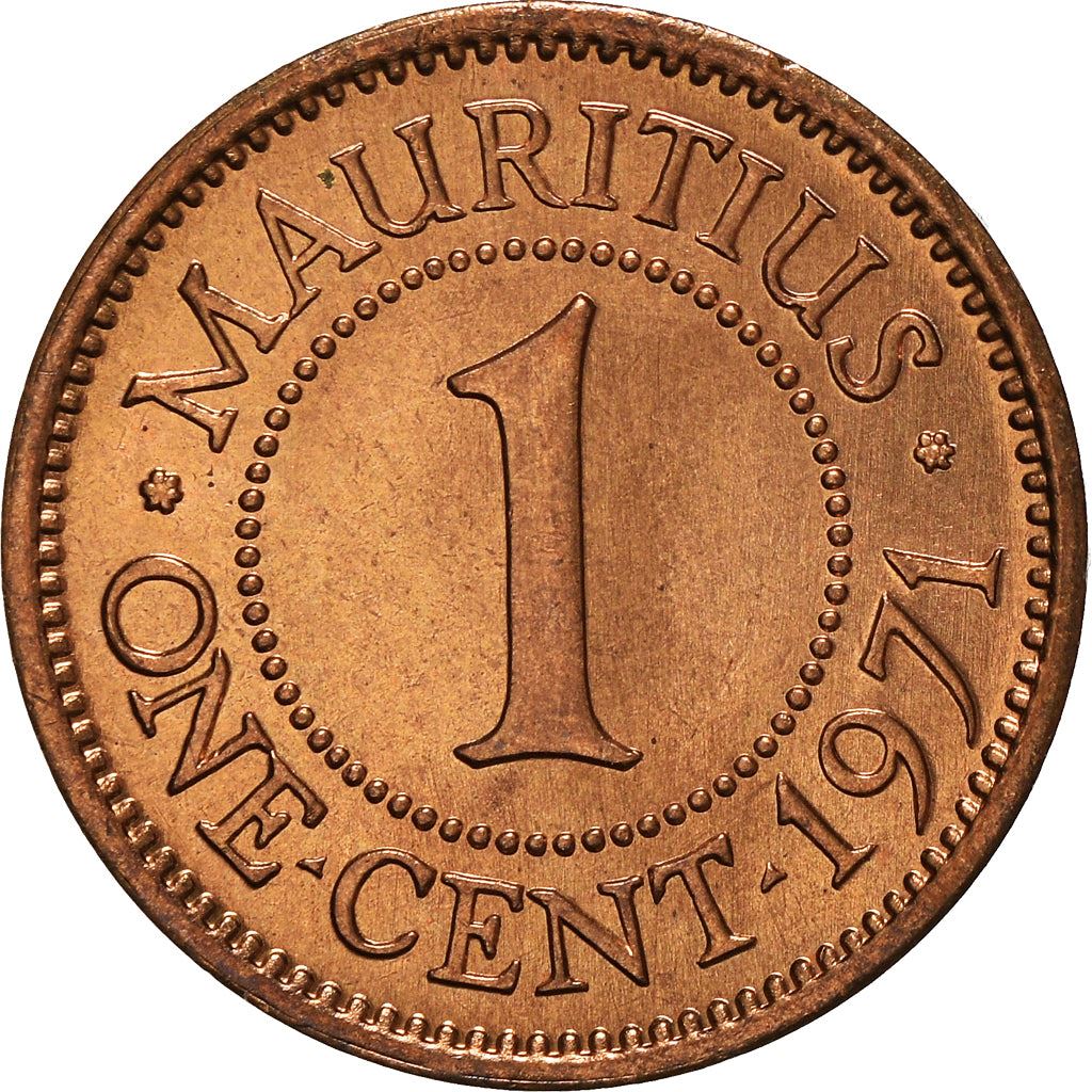 Mauritius 1 Cent - Queen Elizabeth II | KM31 | 1953 - 1978
