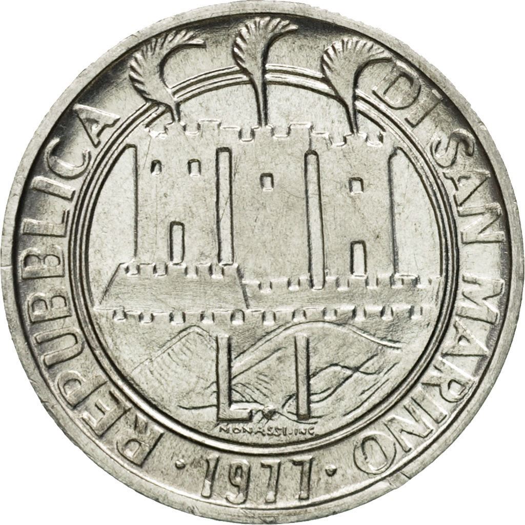 San Marino | 1 Lira Coin | FAO | Km:63 | 1977