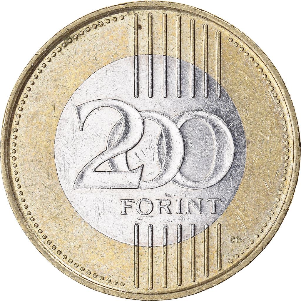 Hungary 200 Forint Coin | Szechenyi Chain Bridge | Budapest | KM826 | 2009 - 2011