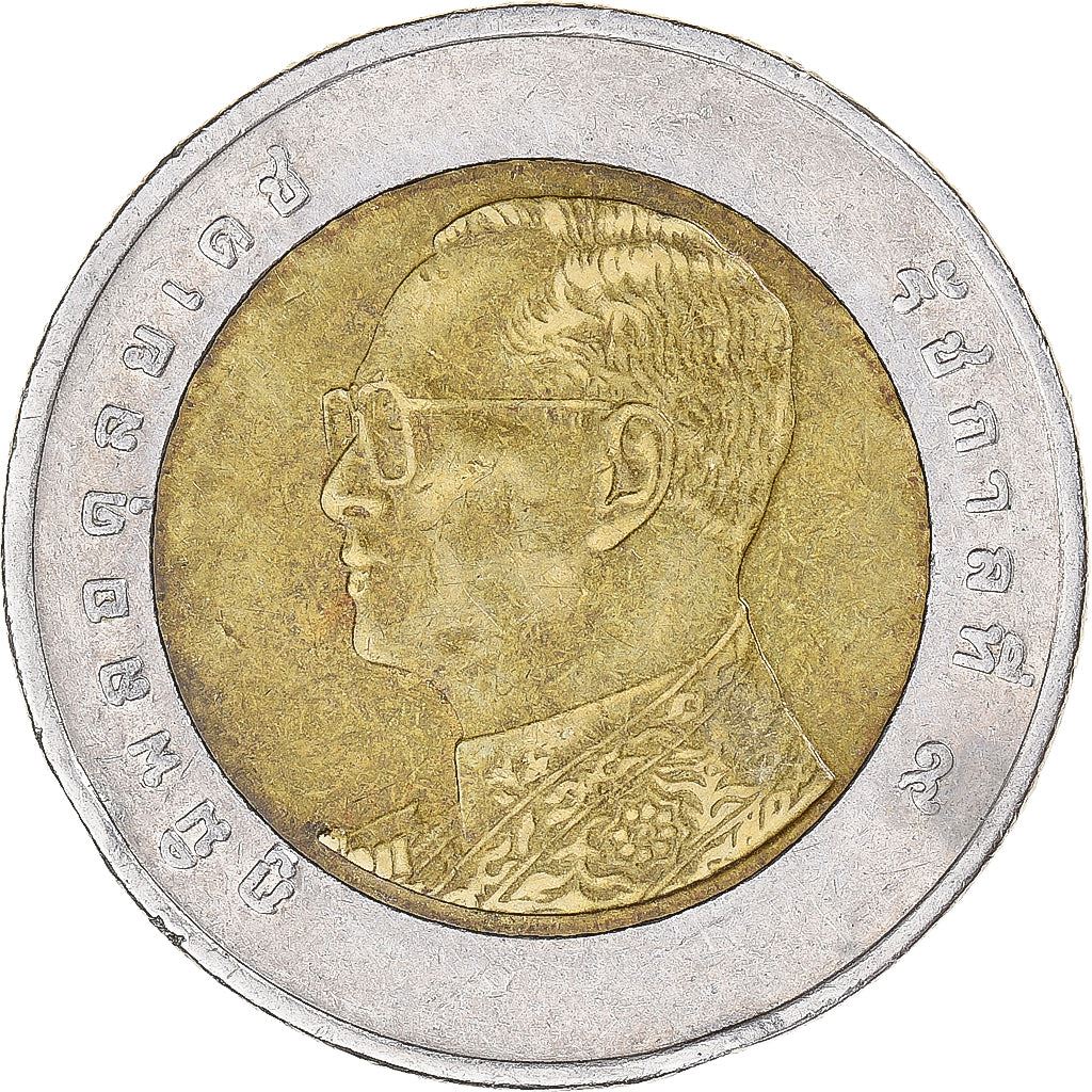Thailand | 10 Baht Coin | Rama IX | Y:459, Schön:627 | 2008 - 2017