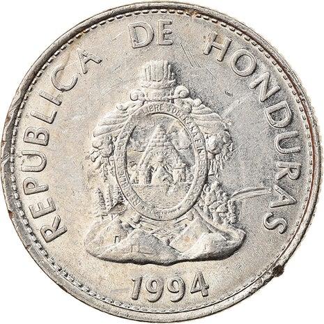 Honduras 20 Centavos Coin | Pyramid | Lempira | KM83a.1 | 1991 - 1994