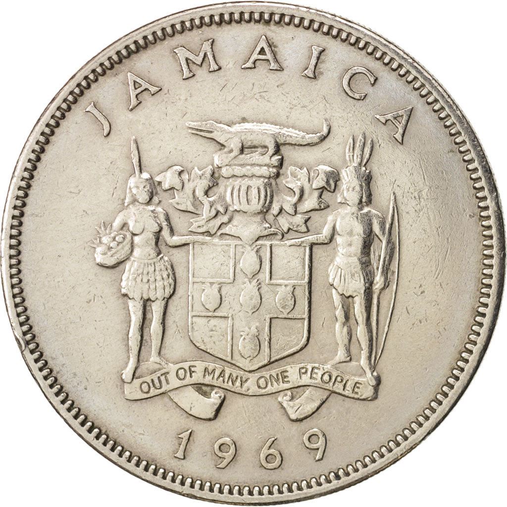 Jamaica | 25 Cents Coin | Streamertail | Km:49 | 1969 - 1990
