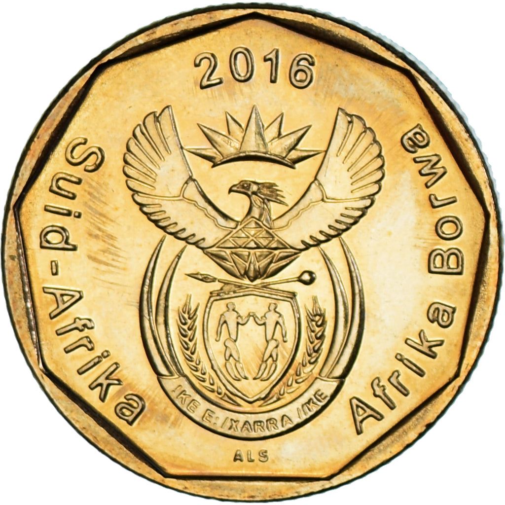 South Africa | 50 Cents Coin | Flowers | Bird of Paradise | Uc:23 | 2016