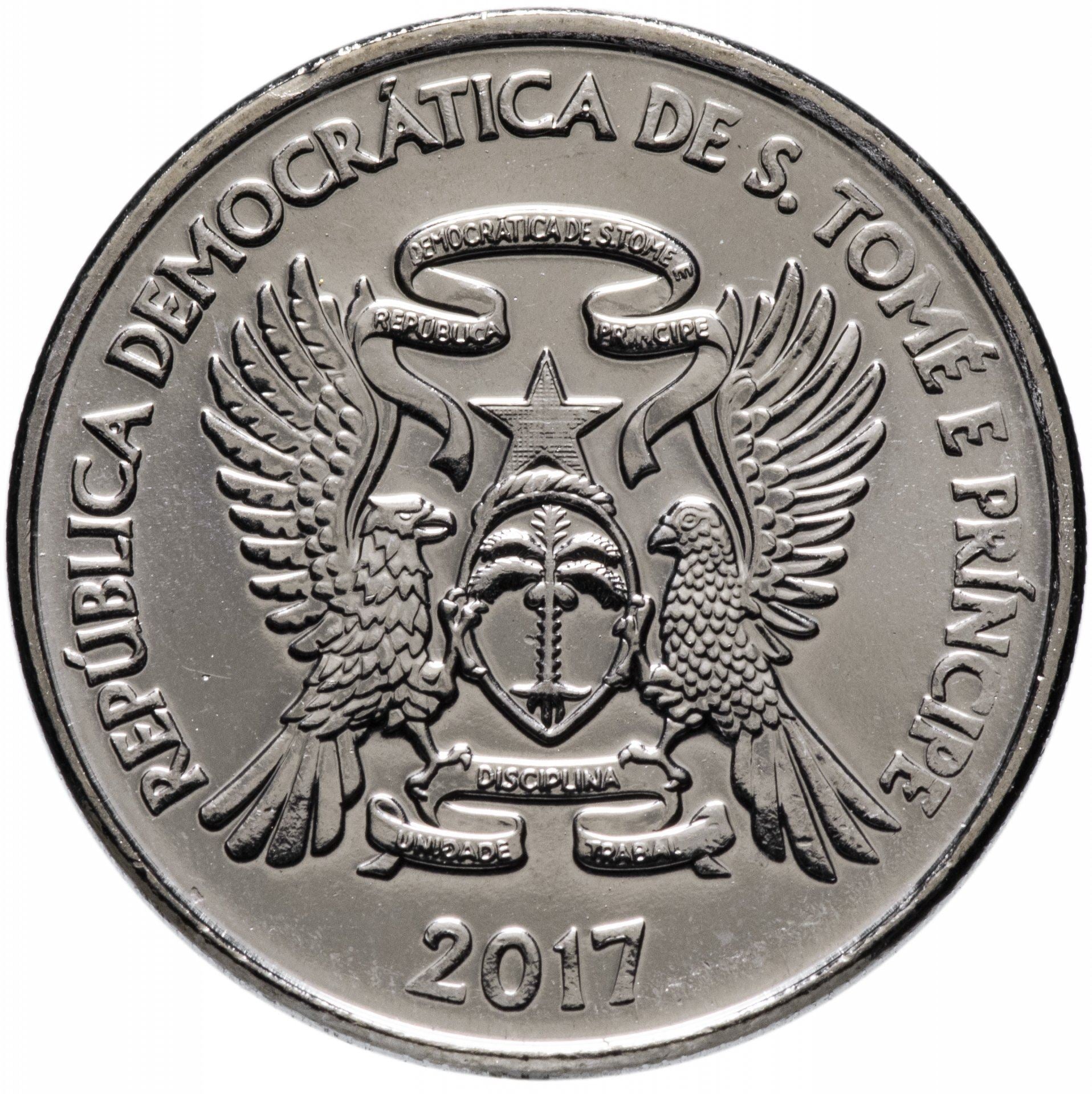 Sao Tome and Principe | 1 Dobra Coin | Giant sunbird | 2017