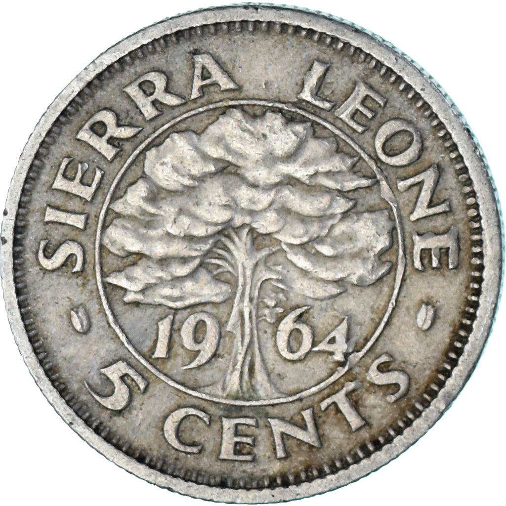 Sierra Leone 5 Cents Coin | Sir Milton Margai | KM18 | 1964