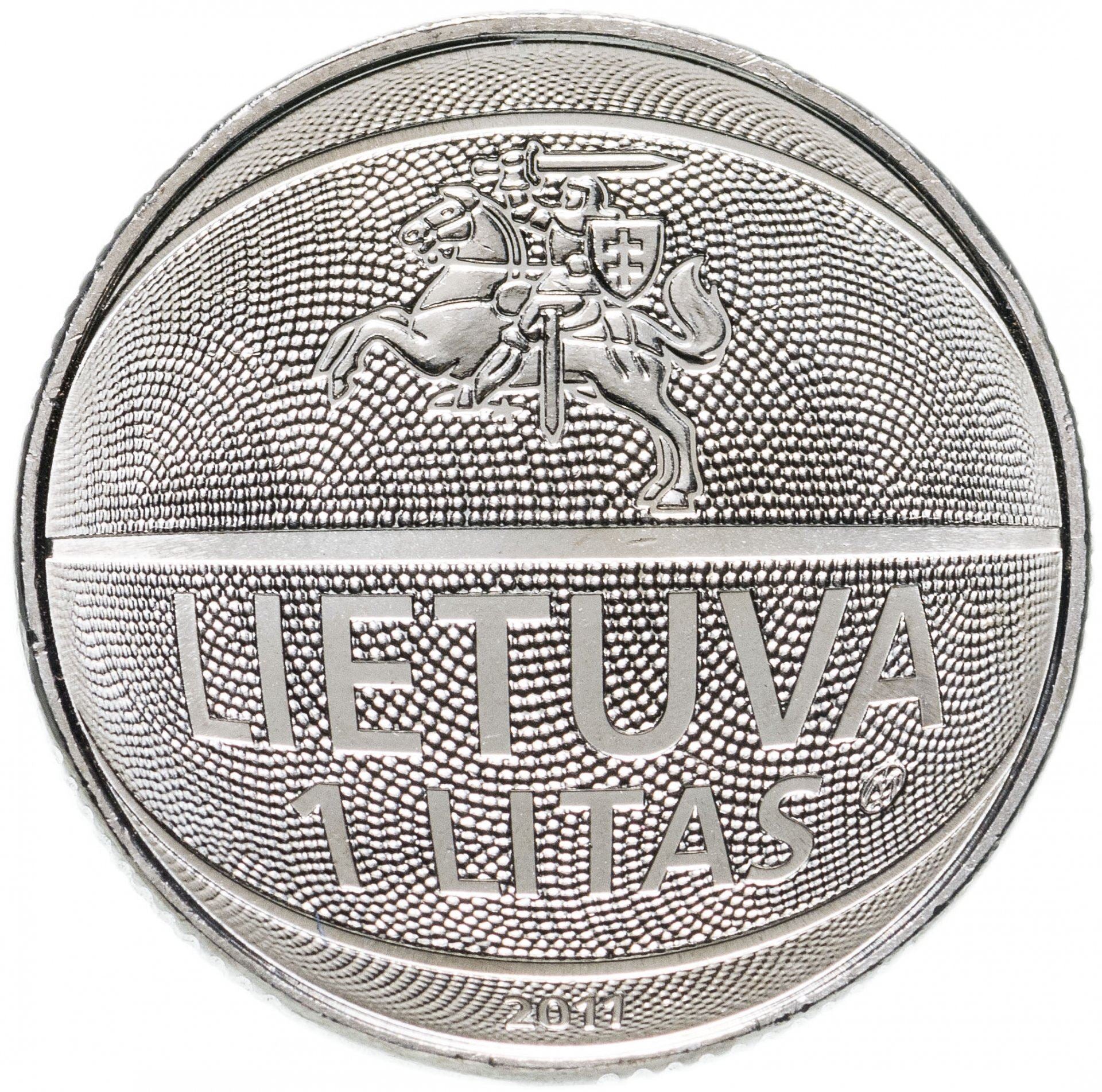 Lithuania | 1 Litas Coin | European Basketball Championship | KM:177 | 2011
